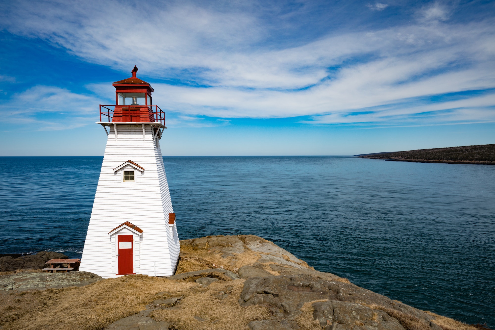 Boars Head Lighthouse Bay of Fundy NS Canada